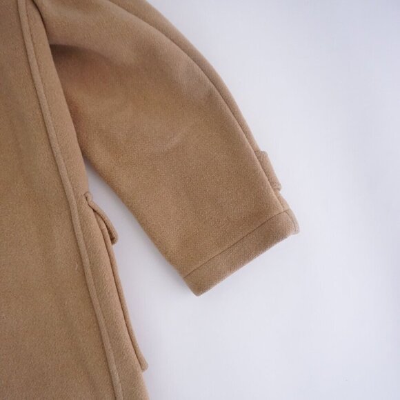 Vintage '70s Gloverall 90% Wool Camel Tan Original English Duffle Coat Jacket 46 - Picture 12 of 13